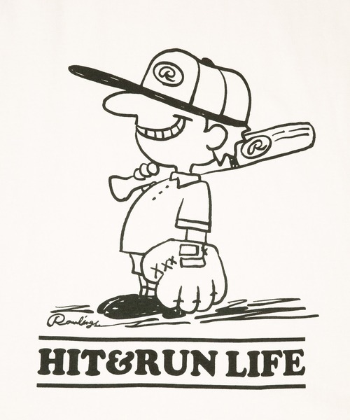 Mag.(マグ)の「【Rawlings/ローリングス】BASEBALL BOY T / ベースボールTシャツ(Tシャツ/カットソー・メンズ・ホワイト/ブラック・LARGE/X-LARGE/MEDIUM)」の5枚目の写真