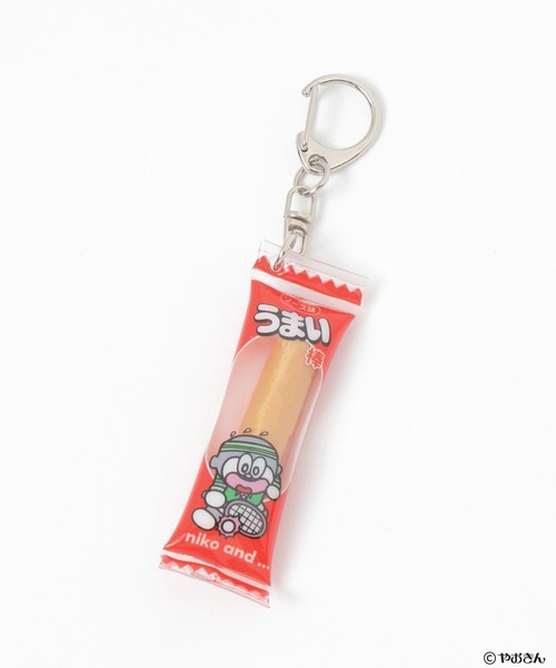 niko and...（ニコアンド）の「【やおきん】コラボお菓子キーホルダー（キーホルダー・レディース・グリーン/イエロー/レッド・0）」の4枚目の写真