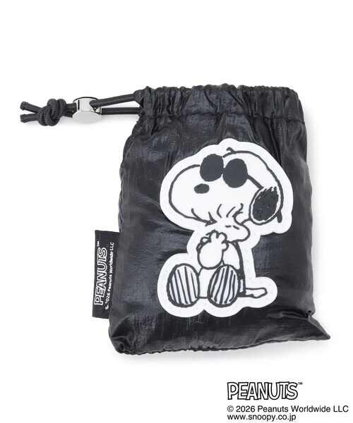 PEANUTS(ピーナッツ)の「【PEANUTS】シャイニーエコバッグ(エコバッグ/サブバッグ・レディース・ホワイト/シルバー系その他・00)」の3枚目の写真