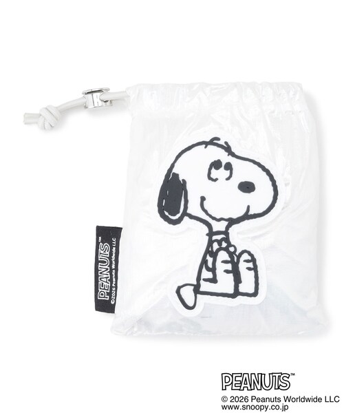 PEANUTS(ピーナッツ)の「【PEANUTS】シャイニーエコバッグ(エコバッグ/サブバッグ・レディース・ホワイト/シルバー系その他・00)」の14枚目の写真