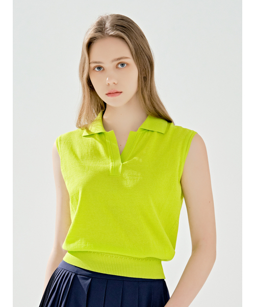 LORDLOAR（ロードロアル）の「シグニチャーサマーコラナシニット N/GREEN（ニット/セーター・レディース・その他・SMALL/MEDIUM）」の2枚目の写真