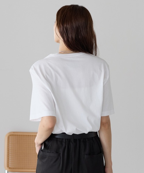 TOMMY HILFIGER(トミーヒルフィガー)の「【TOMMY HILFIGER/トミーヒルフィガー】Core Flag Tee オーバーサイズ フラッグ刺繍 半袖Tシャツ ユニセックス(Tシャツ/カットソー・レディース・ブラック/ネイビー/グレー/ホワイト・L/M/S)」の13枚目の写真