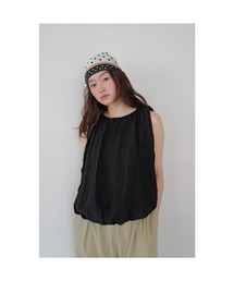 TRUNC | Sheer Balloon Sleeveless Top(シャツ/ブラウス)