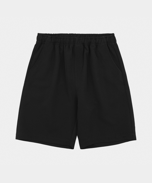 LETTERCOMO(レテルコモ)の「ミニマルラウンジバンディングショーツブラック(その他パンツ・レディース・その他・MEDIUM/LARGE)」の1枚目の写真