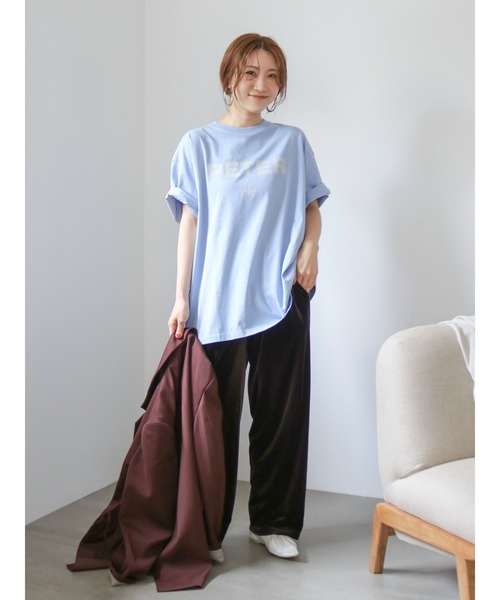 Ungrid（アングリッド）の「MY NAME IS PETER別注 PETER STAR T-SHIRTS（Tシャツ/カットソー・レディース・ブルー・FREE）」の9枚目の写真
