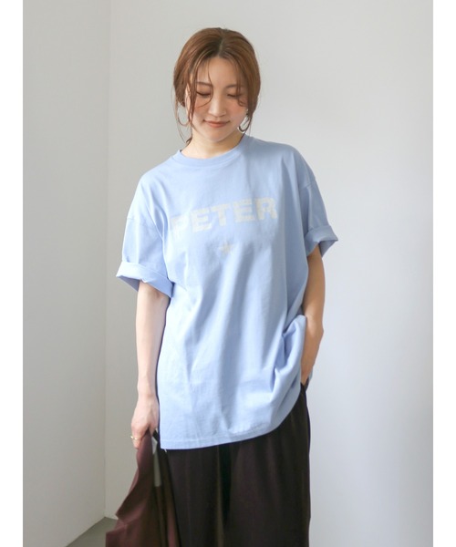 Ungrid（アングリッド）の「MY NAME IS PETER別注 PETER STAR T-SHIRTS（Tシャツ/カットソー・レディース・ブルー・FREE）」の8枚目の写真