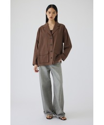 RIM.ARK（リムアーク）の「Linen mix shirt JK(リネンミックスシャツジャケット)（その他アウター）」