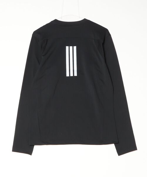 adidas(アディダス)の「TRAINING LONG SLEEVE CARAT T-SHIRT / ロンT / アディダス adidas(Tシャツ/カットソー・メンズ・ブラック・LARGE/X-LARGE/XX-LARGE/3XL/MEDIUM/SMALL/X-SMALL)」の6枚目の写真