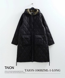 【TAION(タイオン)】〈ユニセックス〉ミリタリー フードロング ダウンコート