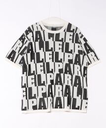 ●MMMM●ダブルジャガードニット PARALLEL、CHAIN、 TEE