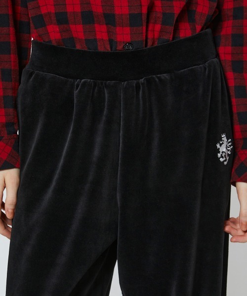 DOUBLE STANDARD CLOTHING(ダブルスタンダードクロージング)の「ヘビーウェイトベロアワイドパンツ(その他パンツ・レディース・ブラック/レッド・38/36)」の7枚目の写真