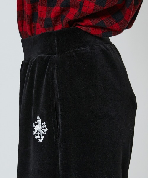 DOUBLE STANDARD CLOTHING(ダブルスタンダードクロージング)の「ヘビーウェイトベロアワイドパンツ(その他パンツ・レディース・ブラック/レッド・38/36)」の9枚目の写真