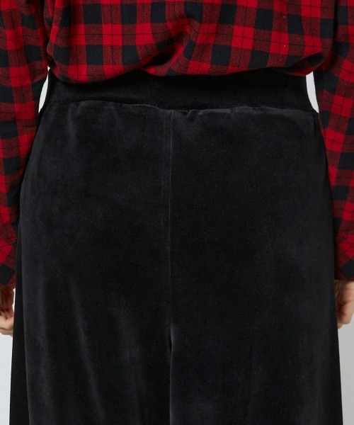 DOUBLE STANDARD CLOTHING(ダブルスタンダードクロージング)の「ヘビーウェイトベロアワイドパンツ(その他パンツ・レディース・ブラック/レッド・38/36)」の10枚目の写真