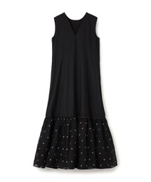 NE QUITTEZ PAS! | 【別注】ne Quittez pas BLACK ORGANZA COMB ノースリーブ ロングワンピース(ワンピース)