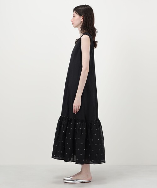 NE QUITTEZ PAS!（ヌキテパ）の「【別注】ne Quittez pas BLACK ORGANZA COMB ノースリーブ ロングワンピース（ワンピース・レディース・ブラック系その他・FREE）」の3枚目の写真