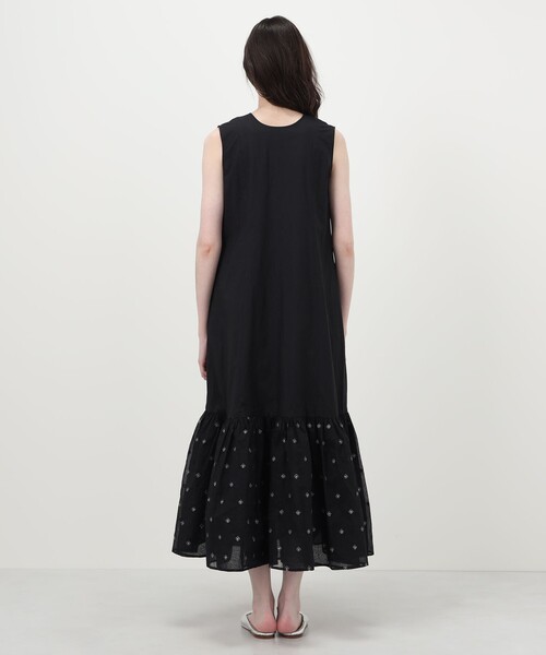 NE QUITTEZ PAS!（ヌキテパ）の「【別注】ne Quittez pas BLACK ORGANZA COMB ノースリーブ ロングワンピース（ワンピース・レディース・ブラック系その他・FREE）」の4枚目の写真