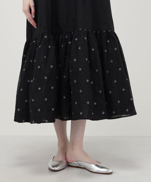 NE QUITTEZ PAS!（ヌキテパ）の「【別注】ne Quittez pas BLACK ORGANZA COMB ノースリーブ ロングワンピース（ワンピース・レディース・ブラック系その他・FREE）」の9枚目の写真