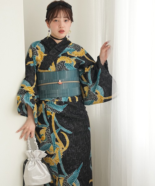 utatane ニコアンティーク　セパレート浴衣セット　レトロ 2026新作 ひとりで着れる！簡単セパレート浴衣セット ニコアンティーク