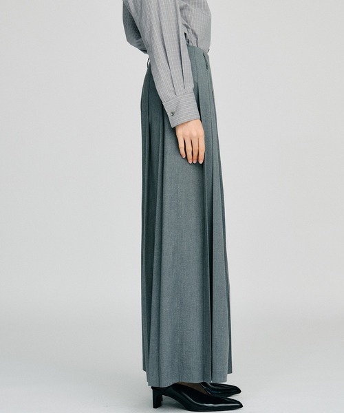 PRANK PROJECT(プランクプロジェクト)の「【2026Autumn Pre-Order】プリーテッドパンツ / Pleated Pants(その他パンツ・レディース・ブラウン/グレー/ブラック・38/36)」の4枚目の写真