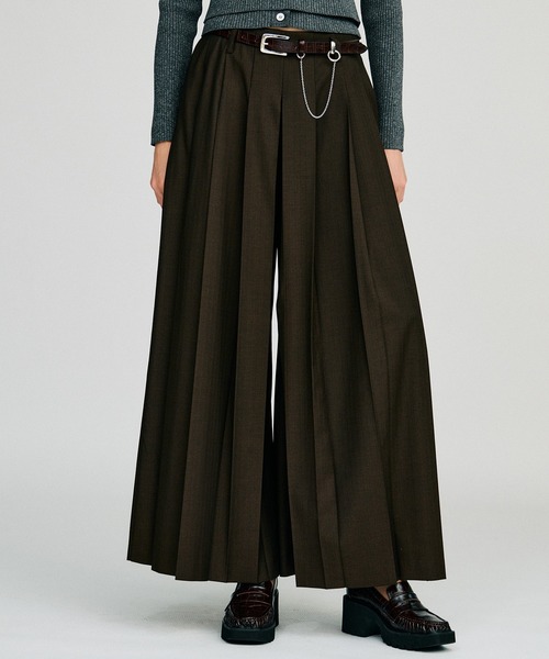 PRANK PROJECT(プランクプロジェクト)の「【2026Autumn Pre-Order】プリーテッドパンツ / Pleated Pants(その他パンツ・レディース・ブラウン/グレー/ブラック・38/36)」の19枚目の写真