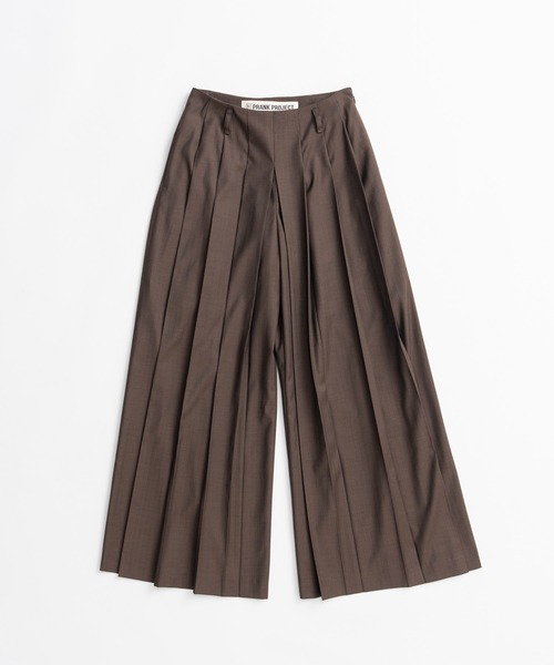 PRANK PROJECT(プランクプロジェクト)の「【2026Autumn Pre-Order】プリーテッドパンツ / Pleated Pants(その他パンツ・レディース・ブラウン/グレー/ブラック・38/36)」の7枚目の写真