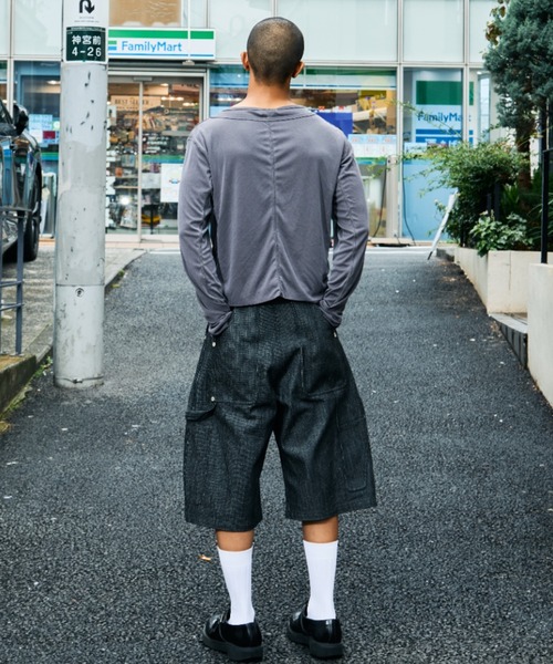 CONZ（コンズ）の「double knee pique shorts（デニムパンツ）」 - WEAR