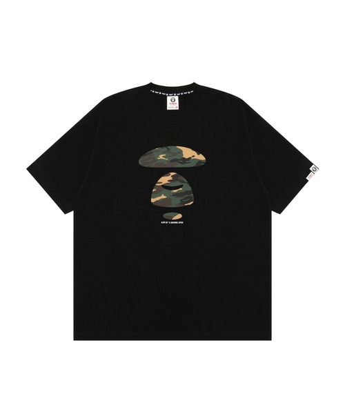 AAPE BY A BATHING APE（エーエイプバイアベイシングエイプ）の「AAPE BASIC TEE(WOODLAND CAMO)#3（Tシャツ/カットソー・メンズ・ホワイト系その他7/ブラック系その他/ホワイト系その他/ブラック系その他5・SMALL/LARGE/X-LARGE/MEDIUM/XX-LARGE）」の4枚目の写真