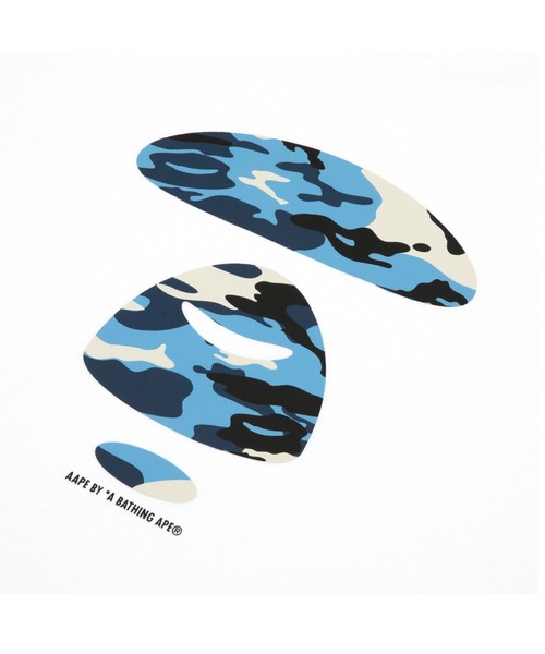 AAPE BY A BATHING APE（エーエイプバイアベイシングエイプ）の「AAPE BASIC TEE(WOODLAND CAMO)#3（Tシャツ/カットソー・メンズ・ホワイト系その他7/ブラック系その他/ホワイト系その他/ブラック系その他5・SMALL/LARGE/X-LARGE/MEDIUM/XX-LARGE）」の7枚目の写真
