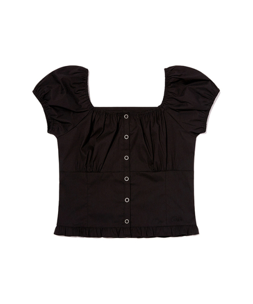 KIRSH（キルシー）の「ラッフルポイントオフショルダーブラウス[ブラック]（シャツ/ブラウス・レディース・その他・MEDIUM/SMALL）」の5枚目の写真