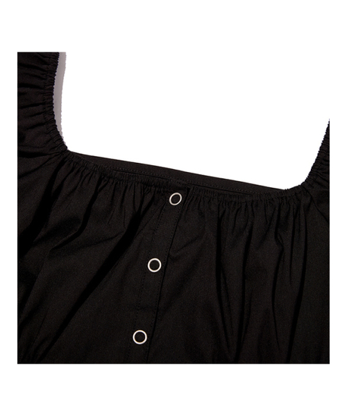 KIRSH（キルシー）の「ラッフルポイントオフショルダーブラウス[ブラック]（シャツ/ブラウス・レディース・その他・MEDIUM/SMALL）」の4枚目の写真