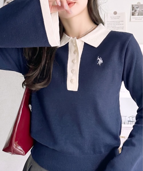 U.S. POLO ASSN. байкар‑пол — флеас‑лировый жилет‑никит (плотный трикотаж)