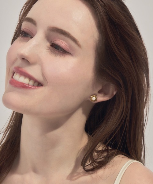 muku(ムク)の「PIERCE/SUN STONE(ピアス(両耳用)・レディース・ゴールド/シルバー/ブラック・FREE)」の3枚目の写真