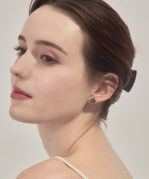 muku(ムク)の「PIERCE/SUN STONE(ピアス(両耳用)・レディース・ゴールド/シルバー/ブラック・FREE)」の6枚目の写真
