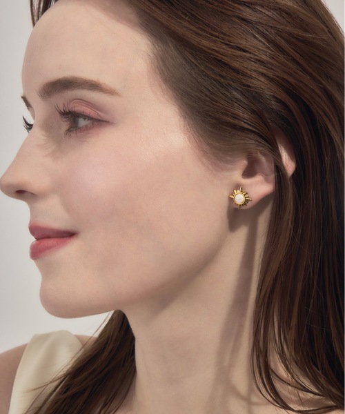 muku(ムク)の「PIERCE/SUN STONE(ピアス(両耳用)・レディース・ゴールド/シルバー/ブラック・FREE)」の10枚目の写真