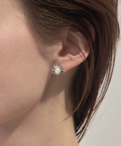 muku(ムク)の「PIERCE/SUN STONE(ピアス(両耳用)・レディース・ゴールド/シルバー/ブラック・FREE)」の12枚目の写真