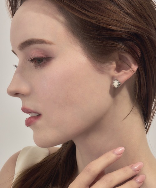 muku(ムク)の「PIERCE/SUN STONE(ピアス(両耳用)・レディース・ゴールド/シルバー/ブラック・FREE)」の14枚目の写真