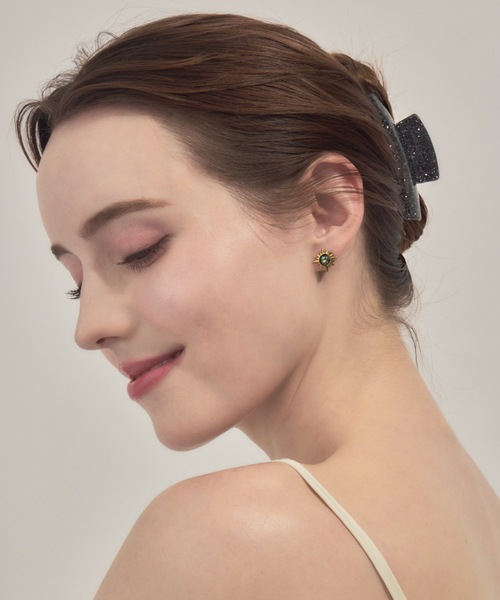 muku(ムク)の「PIERCE/SUN STONE(ピアス(両耳用)・レディース・ゴールド/シルバー/ブラック・FREE)」の7枚目の写真