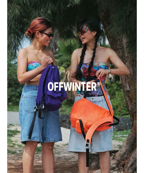 OFFWINTER(オフウィンター)の「【OFFWINTER】メッシュ ロケットバックパック PC収納可 13インチ(スペースシリーズ)(バックパック/リュック・メンズ・オレンジ/パープル・MEDIUM)」の3枚目の写真