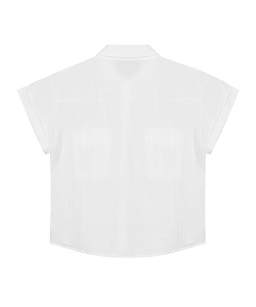 NICK&NICOLE(ニックアンドニコール)の「UTILITY POCKET HALF SHIRT_IVORY(シャツ/ブラウス・レディース・その他・FREE)」の2枚目の写真