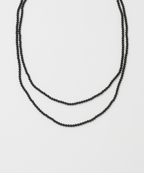 LOEFF(ロエフ)の「【別注】<Haute Joaillerie AKIO MORI>オニキス ロングネックレス 4×160(ネックレス・レディース・ブラック・FREE)」の7枚目の写真