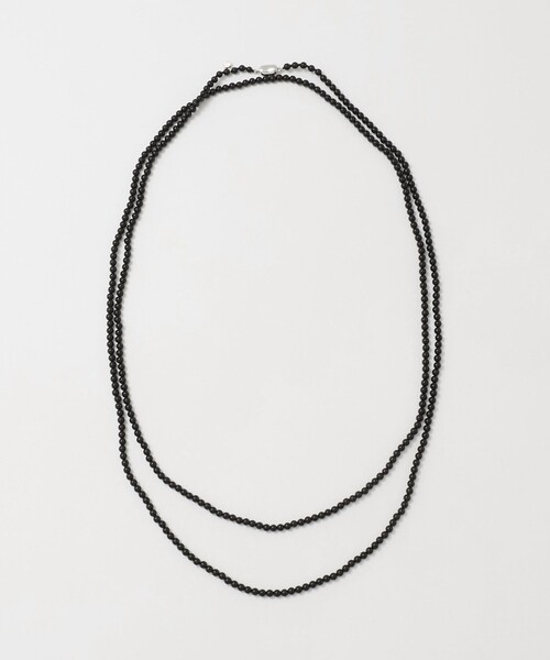 LOEFF(ロエフ)の「【別注】<Haute Joaillerie AKIO MORI>オニキス ロングネックレス 4×160(ネックレス・レディース・ブラック・FREE)」の8枚目の写真