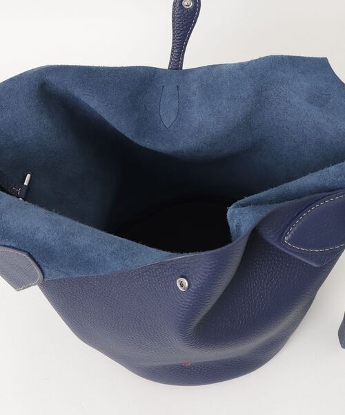 POLO RALPH LAUREN（ポロ ラルフ ローレン）の「Polo Play レザー トート（トートバッグ・レディース・ネイビー系1・ONE）」の3枚目の写真