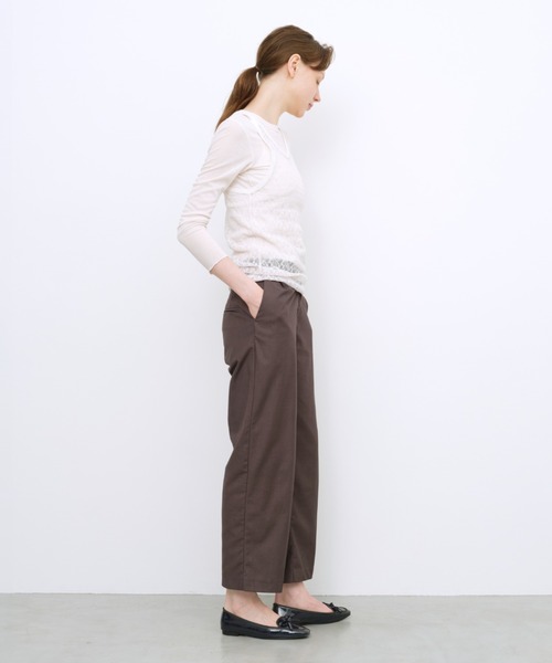 Launa lea（ラウナレア）の「【26秋冬】【レイン対応】スクエアトゥバレエローファー(RB8401A)（バレエシューズ・レディース・ブラック/ネイビー/グレー系その他/アイボリー・21.5cm/22.0cm/22.5cm/23.0cm/23.5cm/24.0cm/24.5cm/25.0cm/25.5cm/26.0cm）」の15枚目の写真