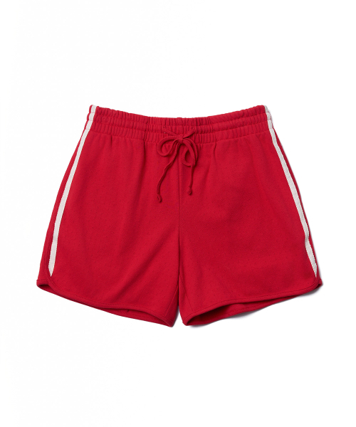 TTUDEMENT(トュードメント)の「50s EMBROIDERED TRACK SHORTS_RED(その他パンツ・レディース・その他・SMALL)」の2枚目の写真