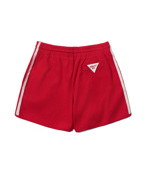 TTUDEMENT(トュードメント)の「50s EMBROIDERED TRACK SHORTS_RED(その他パンツ・レディース・その他・SMALL)」の3枚目の写真