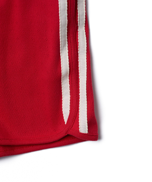TTUDEMENT(トュードメント)の「50s EMBROIDERED TRACK SHORTS_RED(その他パンツ・レディース・その他・SMALL)」の5枚目の写真