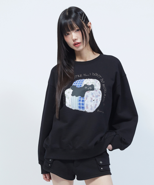 LMR(エルエムアール)の「コジシャニョン アートワーク スウェット ブラック(スウェット・レディース・ブラック・SMALL/MEDIUM/LARGE)」の7枚目の写真