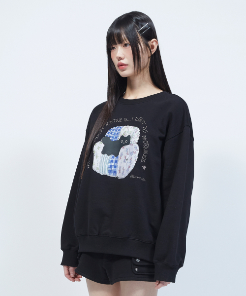 LMR(エルエムアール)の「コジシャニョン アートワーク スウェット ブラック(スウェット・レディース・ブラック・SMALL/MEDIUM/LARGE)」の10枚目の写真