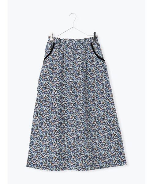TSUHARU by Samansa Mos2(ツハルバイサマンサモスモス)の「【LIBERTY FABRICS】Floralia柄ギャザースカート(スカート・レディース・ブルー/レッド・F)」の10枚目の写真