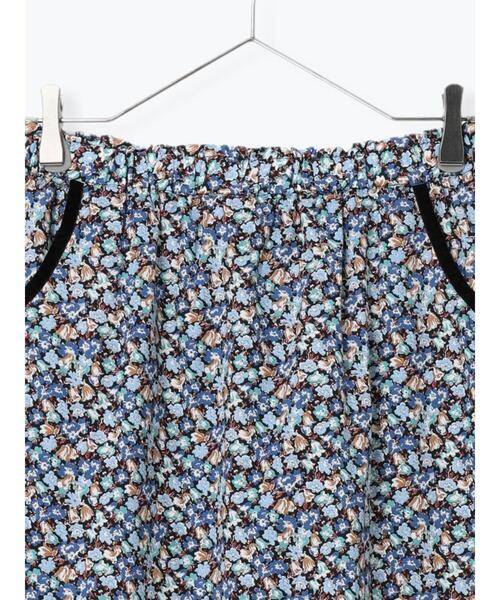 TSUHARU by Samansa Mos2(ツハルバイサマンサモスモス)の「【LIBERTY FABRICS】Floralia柄ギャザースカート(スカート・レディース・ブルー/レッド・F)」の12枚目の写真